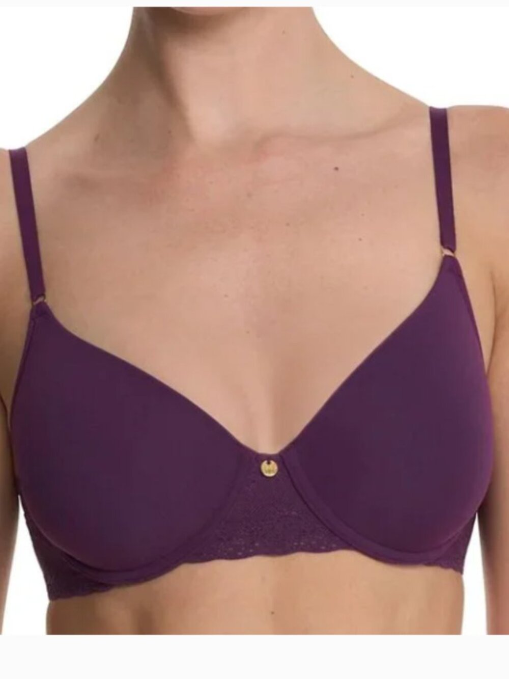 NWT Natori Bra Bliss Perfection Plum 36D